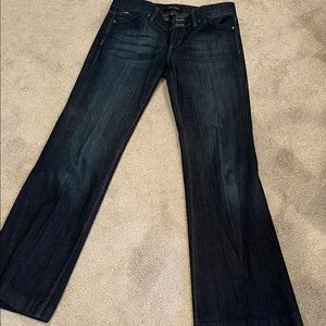 White House Black Market Dark Indigo Flare Jeans